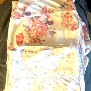 Two pairs of motherhood maternity pajama pants-XL